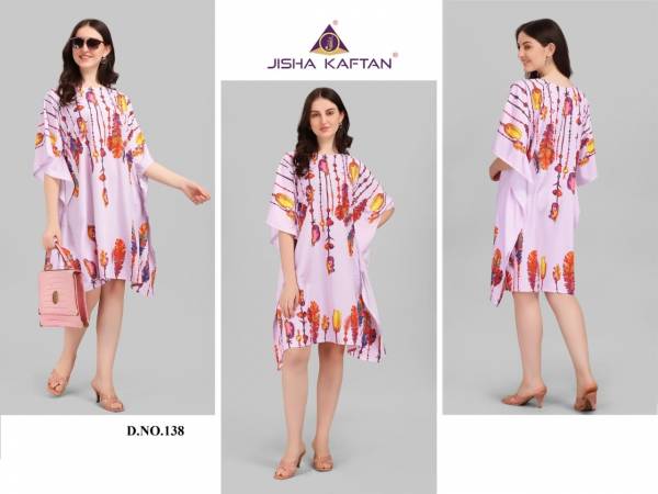 Jelite Kurti Kaftan 5 New Fancy Wear Printed Polyester Kaftan Collection